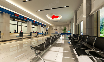 郑州政府服务大厅设计案例 以高效便民为导向的装修与空间规划